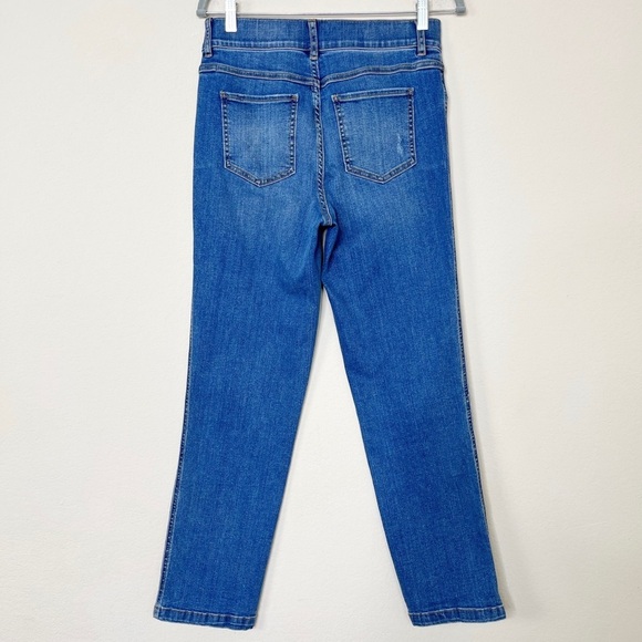 SPANX Straight Leg Jeans in Vintsge Indigo - Picture 7 of 13